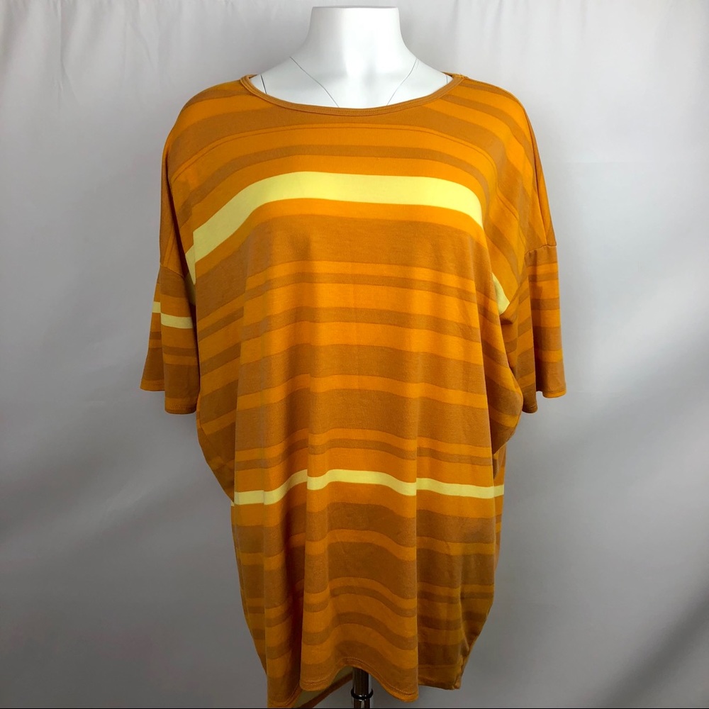 LuLaRoe Irma Striped Tunic Top Women’s Sz Medium